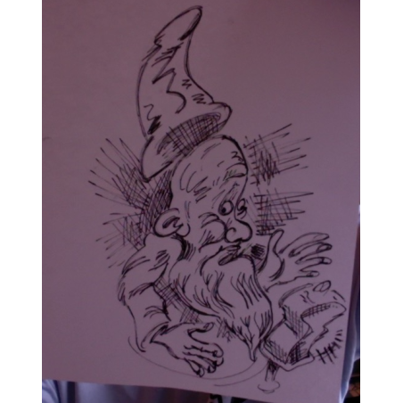 Kupferbergwerkzwerg ca 21 breit ca 30 hoch ( skizze )