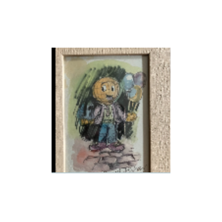 Titelbild Welti ca 14 cm breit ca 19 cm hoch, Aufstellrahmen mit Glas