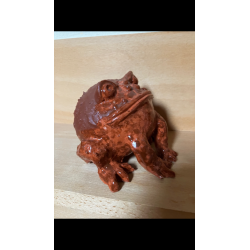 Tonkröte als Kunstwerk  Braun  ca 10 / 12/ 13 cm