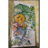 Welti Motiv Fliegen Leinwand 100x50 cm Rand 2 cm, Gezerrt