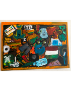 Ölbild: WAS packe ich in meinen Koffer zum Verreisen ein?