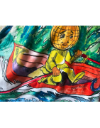 Welti Motiv Boot Premium Decke100x70cm