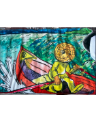 Welti Motiv Boot Premium Decke100x70cm