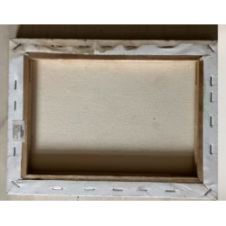 ORIGINAL Öl Bild Gemälde Muster ca 18 mal 24 cm