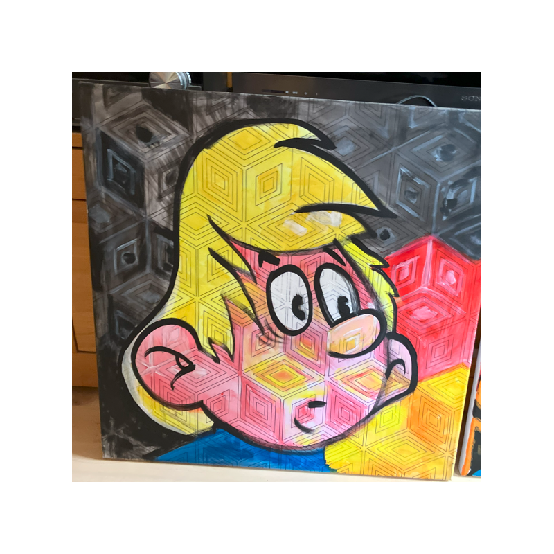 Ölbild: die Abrafaxe 1 Ölbild: die Abrafaxe 1