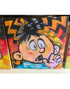 Ölbild: die Abrafaxe 2