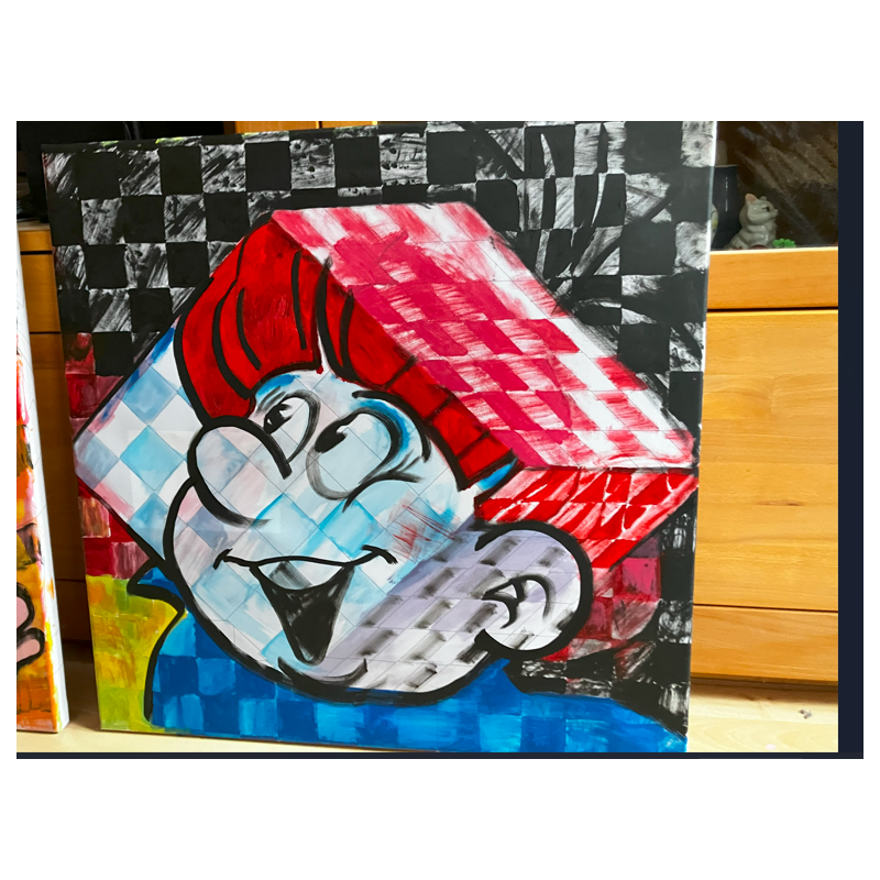 Ölbild: die Abrafaxe 3 Ölbild: die Abrafaxe 3
